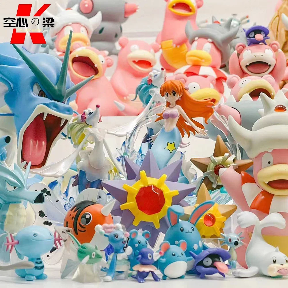 

[1/20 Scale World] Misty & Psyduck & Goldeen & Staryu Mermaid Xiaoxia Toy Figure Decoration