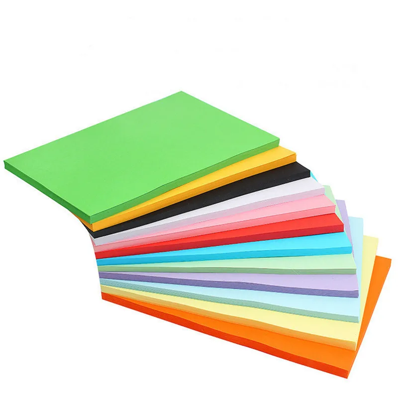 50 Stück A4 180 g buntes handgefertigtes DIY-Karton, Kopierdruckerpapier, Bastelpapier, dicker Karton