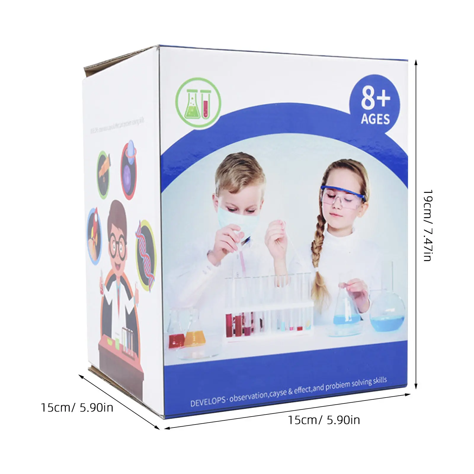 1Set Science Experiment Kit Kids Educational Chemistry Lab Set -on Learning and Curiosity Development