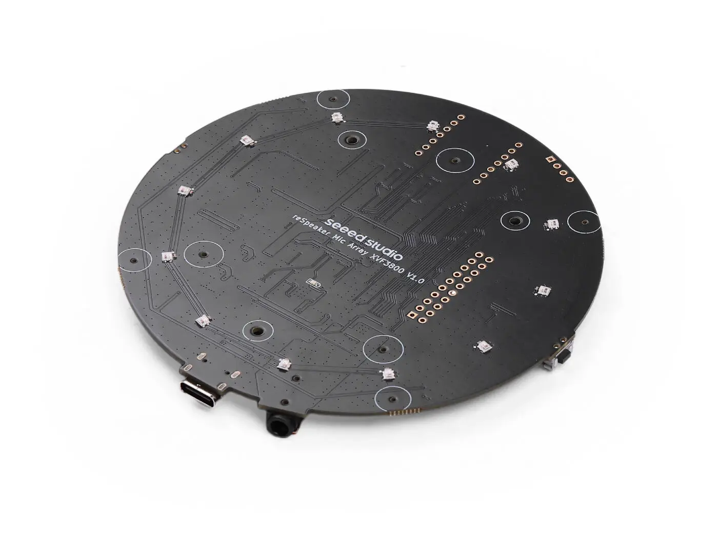 ReSpeaker XMOS XVF3800,AI-powered 4-Mic Array for Clear Voice in Noise Suppression,AEC AGC DoA VAD,5m 360°far-Field Voice Pickup - Image 4