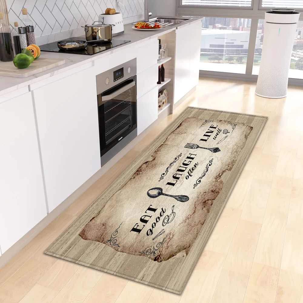 Kitchen Rug Entrance Doormat House Living Room Balcony Decor Carpet Custom Hallway Door Bedroom Floor Bathroom Non-Slip Foot Mat