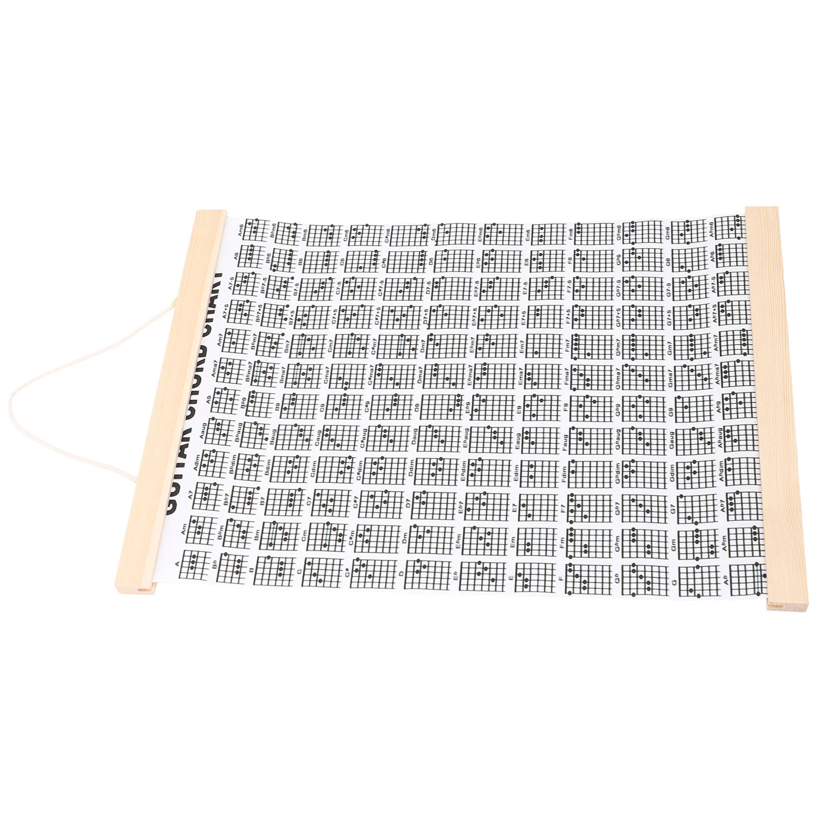 

Guitar Chord Chart Poster Durable Paper Beginner Training Chart Wall Decor Guitar Learning Guide Wall Chord Poster
