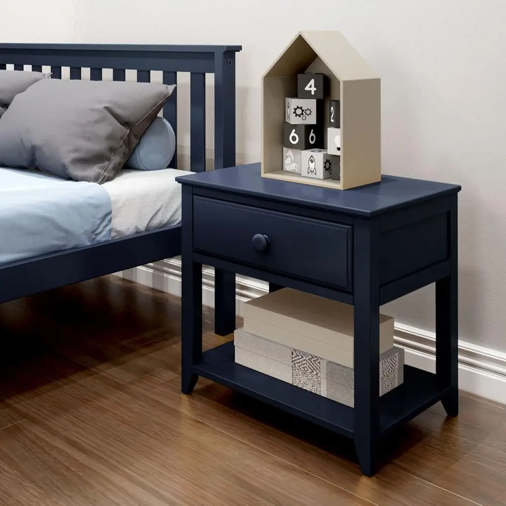 

Nightstand with Der and Shel, Blue
