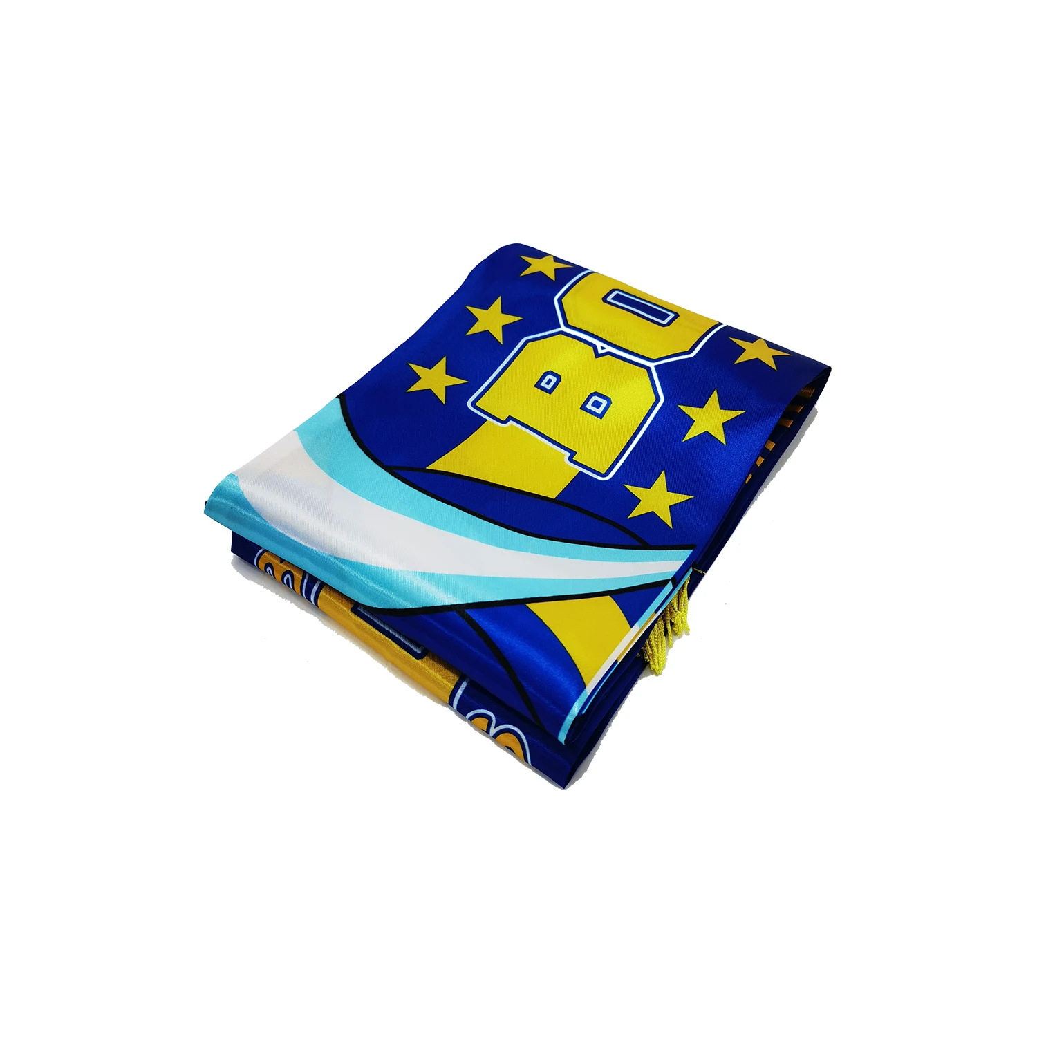 15x150cm Double Side Printing Satin Football Soccer Fans Boca Juniors Scarf Silk flags banner