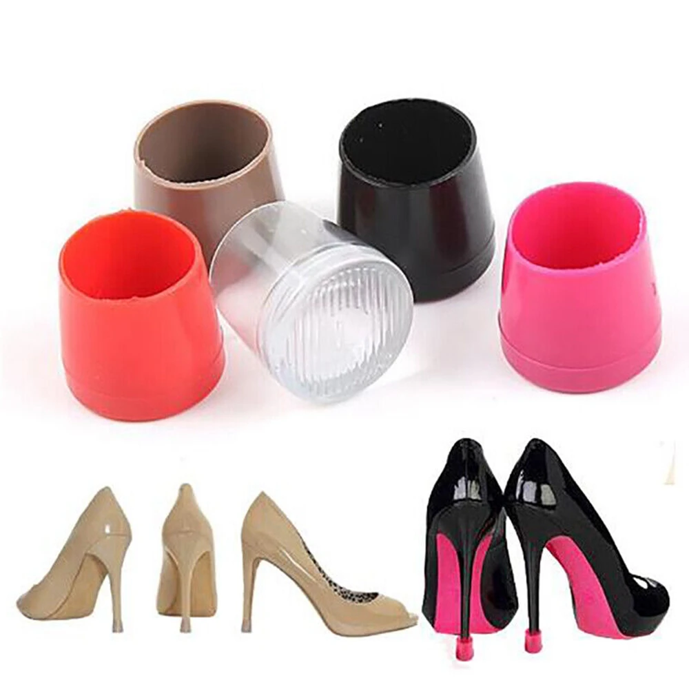 

64 Pairs/Lot High Heel Protectors Latin Stiletto Dancing Covers Heel Stoppers Antislip Silicone High Heeler For Wedding Favor