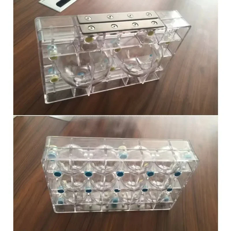 girando automático transfronteiriço de chocolate oco pêssego