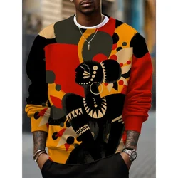 Men's Hoodie Autumn Winter 3d Print Boy Cool Hip Hop Hoodies Casual O Neck Pullover Harajuku Long Sleeved Streetwear Clothing