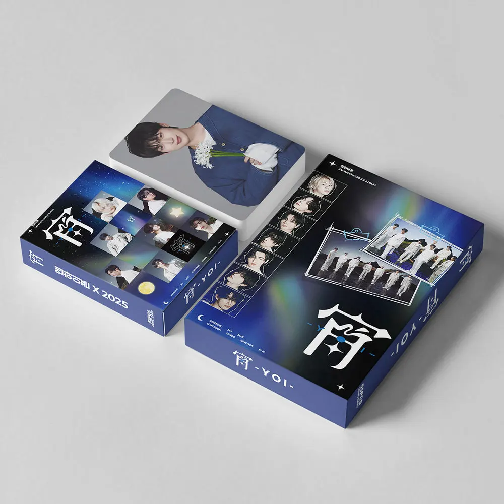 55 Pz/set Coreano Pop Boy Group JUNGWON HEESEUNG Crea Carte LOMO di Alta Qualità Album Carte Fan Notturni Regali e Da Collezione