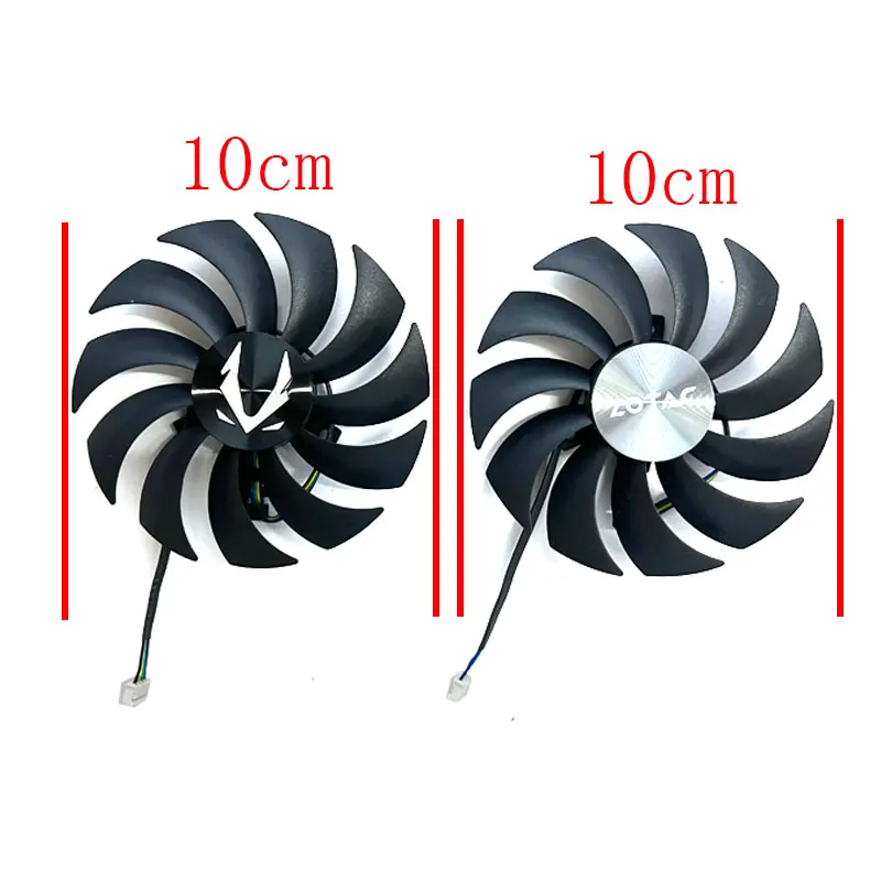 100MM New For ZOTAC GeForce RTX3070 LHR 8GB AMP Holo Graphics Card Replacement Fan CF1010U12S