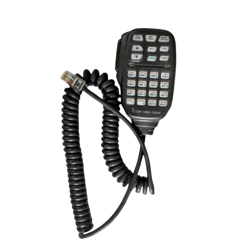 HM-133V ICOM سيارة اسلكية تخاطب المتكلم ميكروفون مع RJ-45 8Pin التوصيل HM133V اليد هيئة التصنيع العسكري ل IC-2200H IC-V8000 IC-2720 IC-2820H