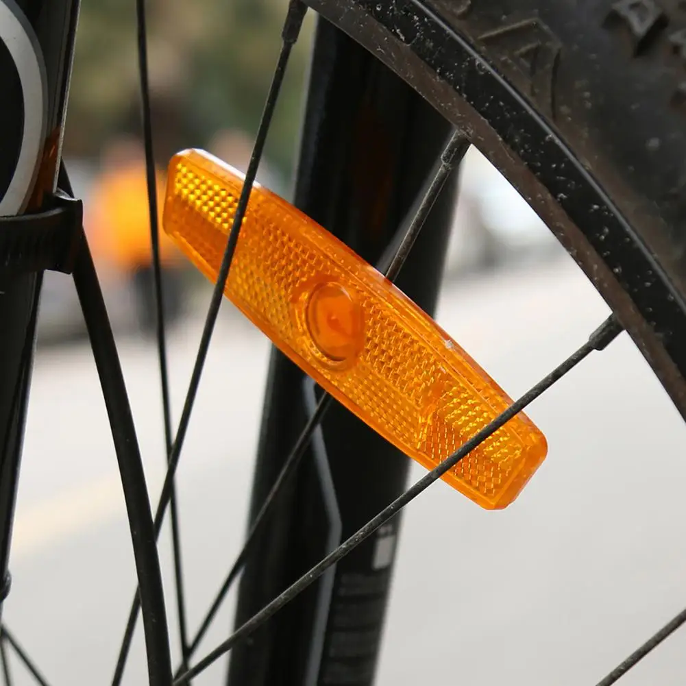 Plastic Wheel Rim Reflector Stable High Strength Spoke Warning Reflector Anti Rust Spoke Warning Reflector for Cycling