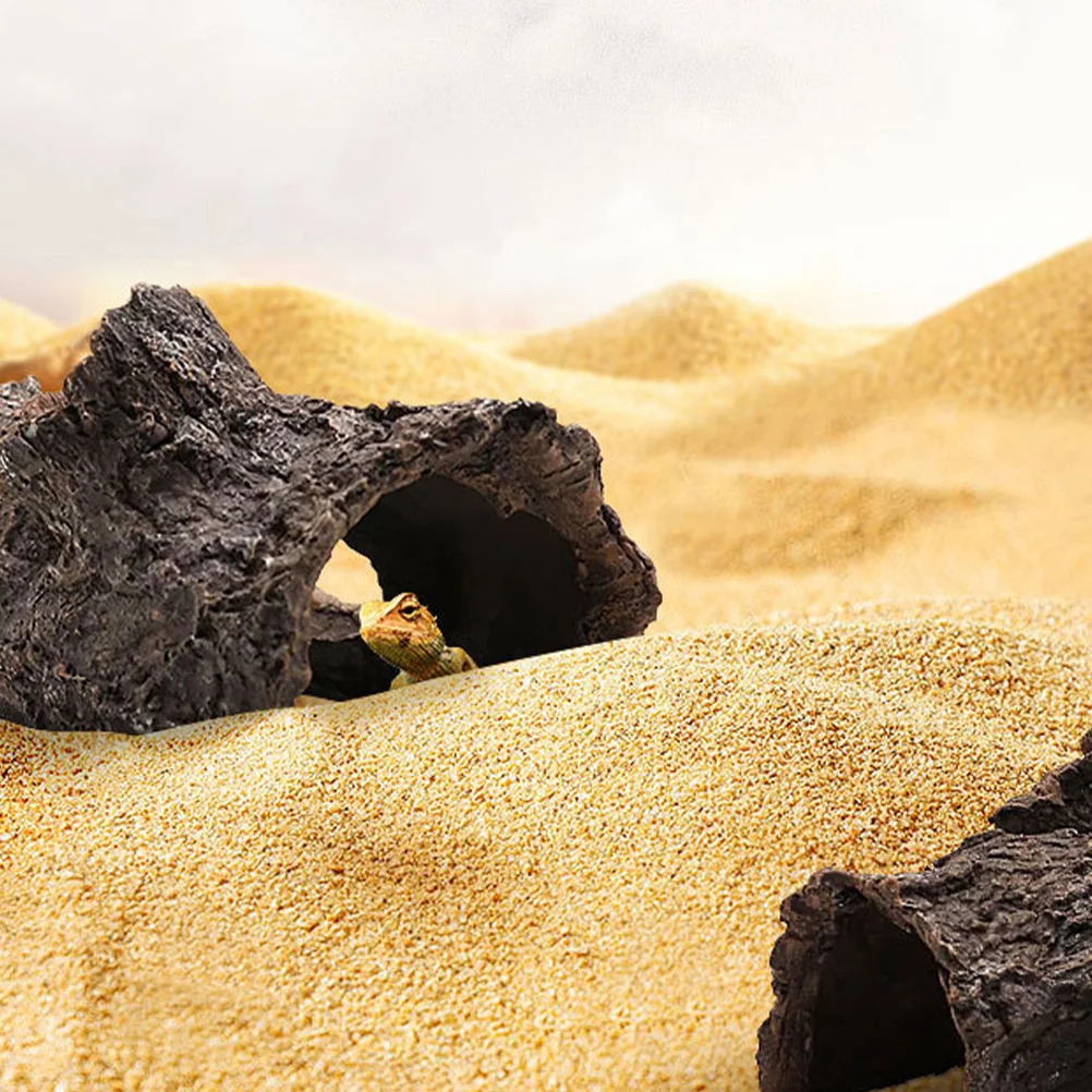 

Aquarium Decor Resin Fish Cave Realistic Shelter for Freshwater Saltwater Tank Small Fish Hiding Place Shrimp Turtle Reptile