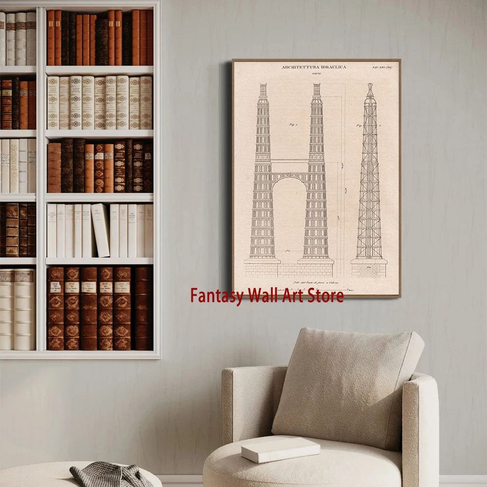 Classical Drawings Folk Antique Art Poster Traditional Siberian Costume PrintCandlestick Architectural Prints Vintage Decoration