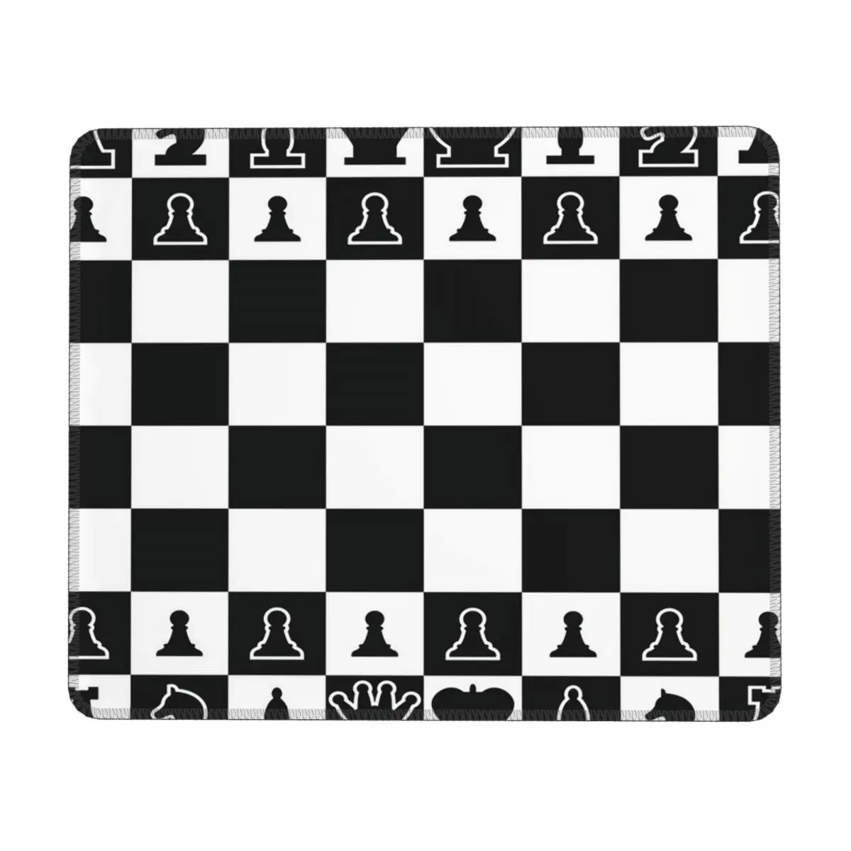Chess Board Black And White Grid Checkered Multi-size Mouse Pad Computer Keyboard Mouse Mat Gamer PC Laptop Desk Mat
