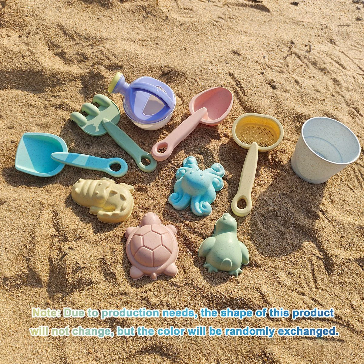 Beach Toys for Kids Sand Toys Set for Toddlers Sandbox Toys with Collapsible Bucket Shovel Rake Set Sand Molds Summer Outdoor