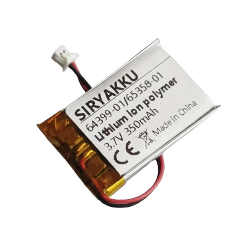 Batterie Li-ion Rechargeable 3.7V 350mAh 64327-01 64399-01 pour écouteurs sans fil Plantronics CS50 CS55 CS60 CS351