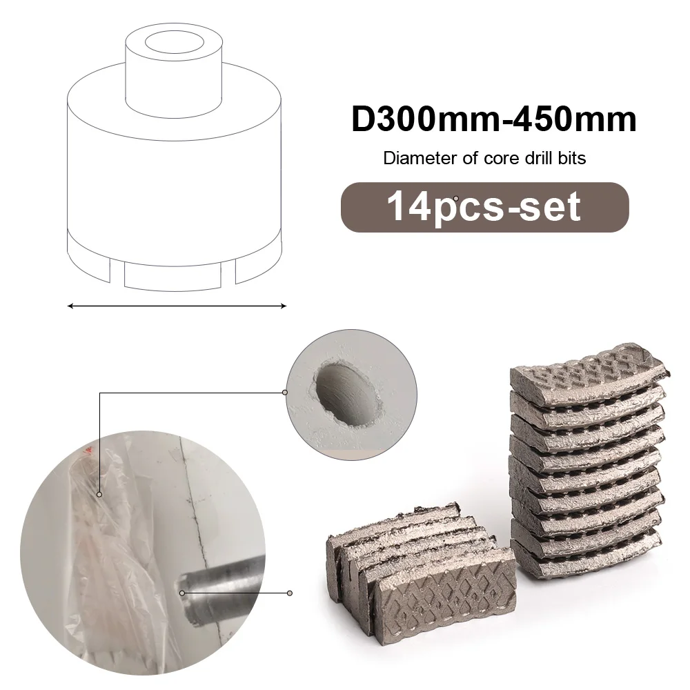 Dc-xdscb03 X รูปร่าง Diamond Core เจาะกลุ่ม24X4.5X10มม.เปียกเจาะคอนกรีต