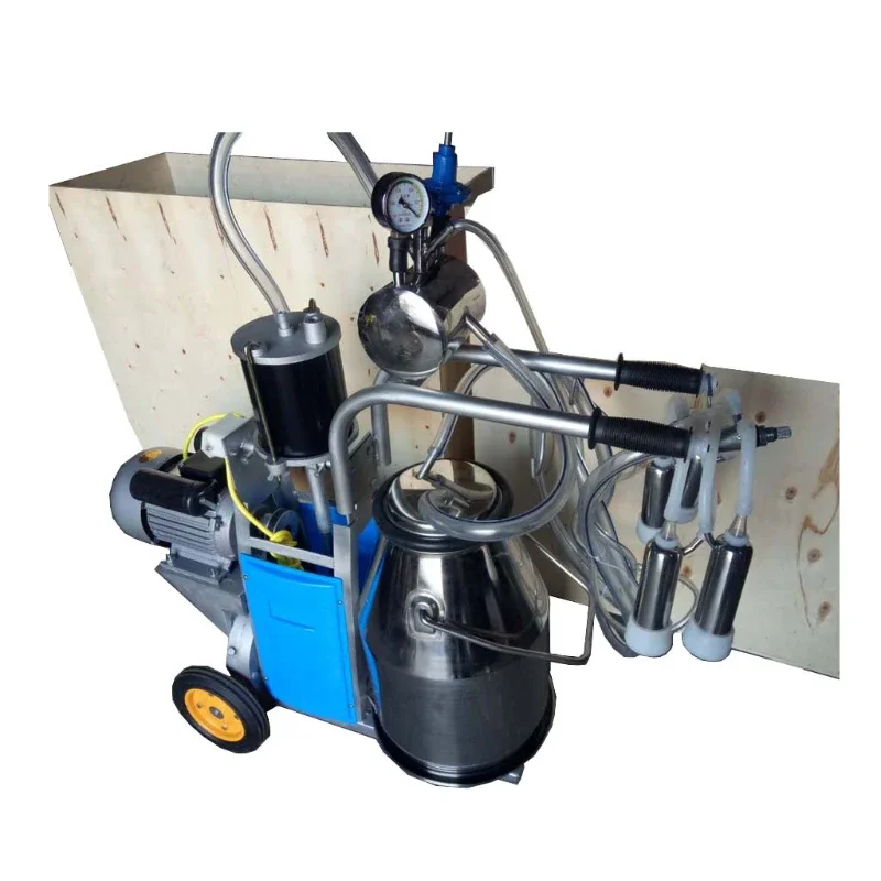 

Single barrel piston type cow goat milking machine price HJ-CM011PS