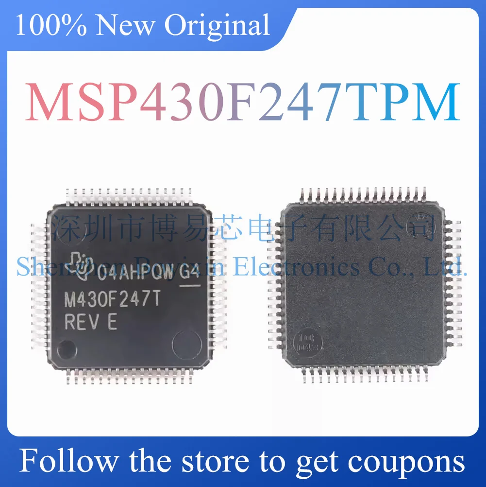 

NEW MSP430F247TPM.Original genuine. Package LQFP-64