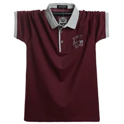 2025 Men Short Polo Shirt Slim Fit Camisa Casual Cotton Summer Short Sleeve Shirt Homme 5XL Plus Size Business Work Tops Shirt