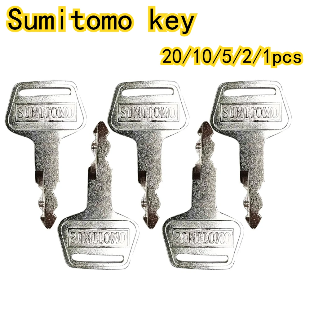 

20/10/5/2/1 шт. новые ключи зажигания для экскаватора Sumitomo SH200A1 SH200A2 SH200A3 SH200A5 SH350