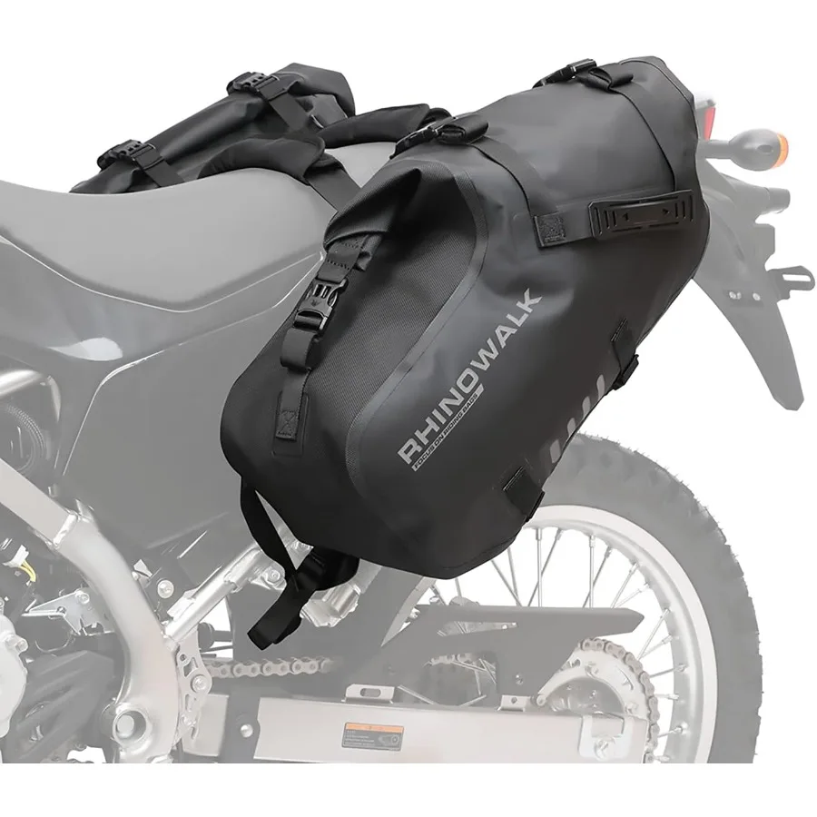 

Waterproof Motorcycle Saddle Bags 18L 9L2 Panniers for Most Motorcycles Powersports Side Bags with Durable Material and Secure