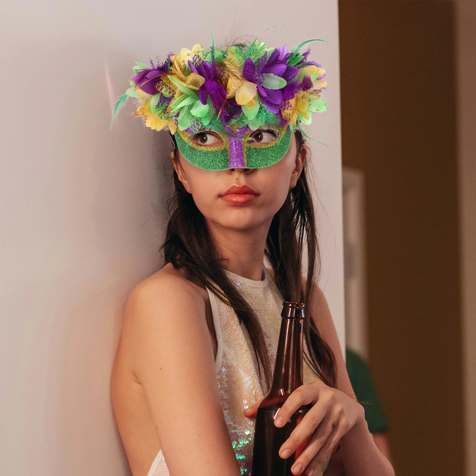 

Mask Eye Cover For Women Lightweight Half Face Masquerade Ball Carnival Party Dress Up Cosplay Halloween Costume