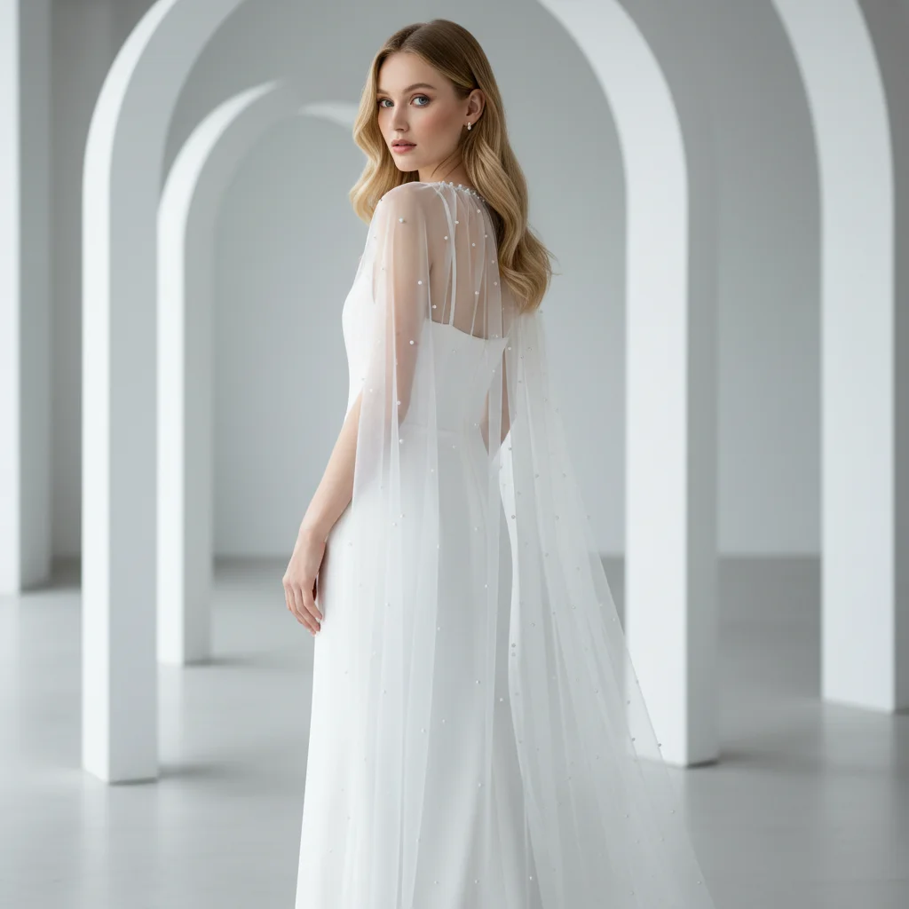 

Свадебное болеро, мягкая вечерняя накидка, куртка, шаль, наплечник для невесты VG78 - свадебный аксессуар, плащ