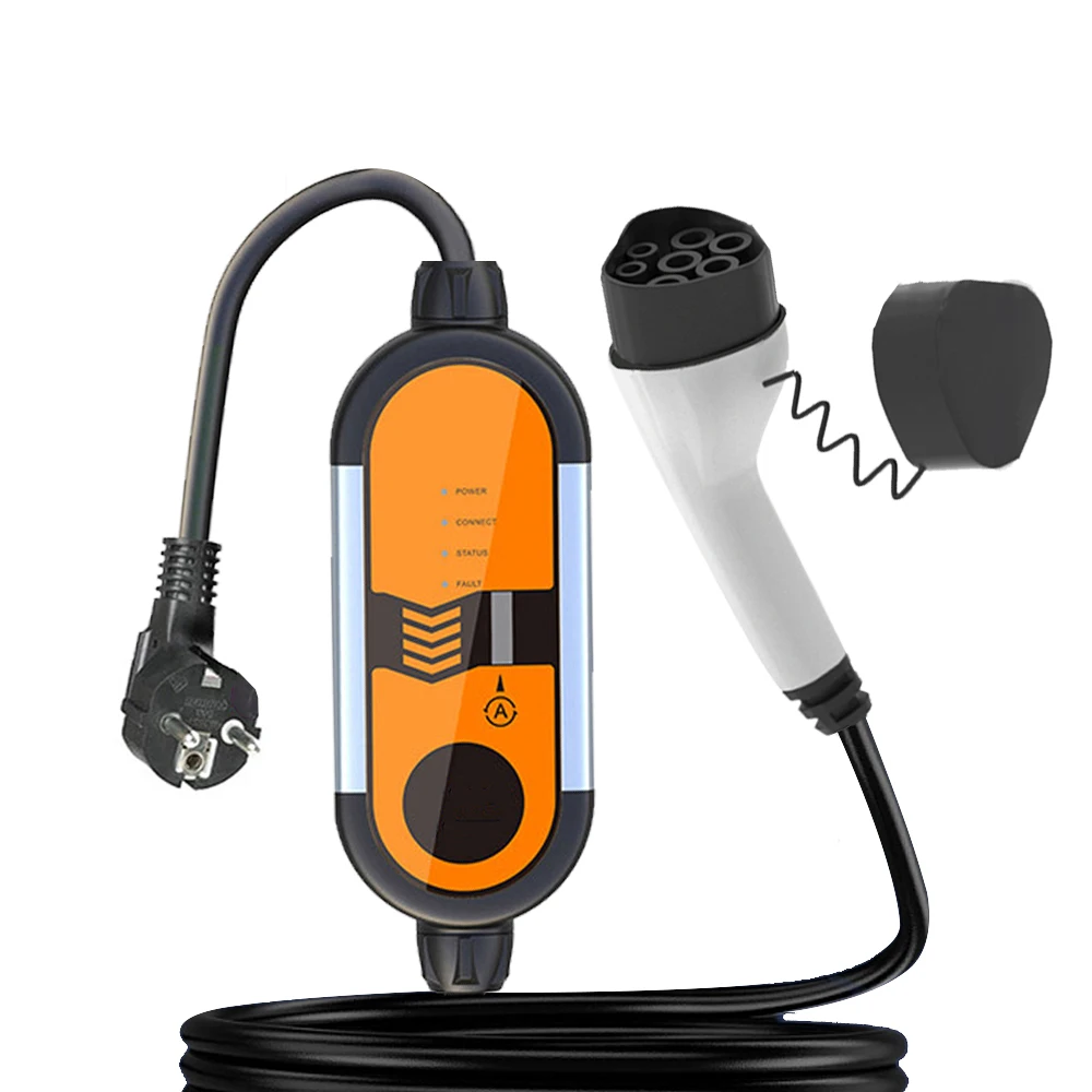 

High Quality Reasonable Price 11KW 16A AC Electric Vehicle Charging Station Car ev charger portable type 2 for car