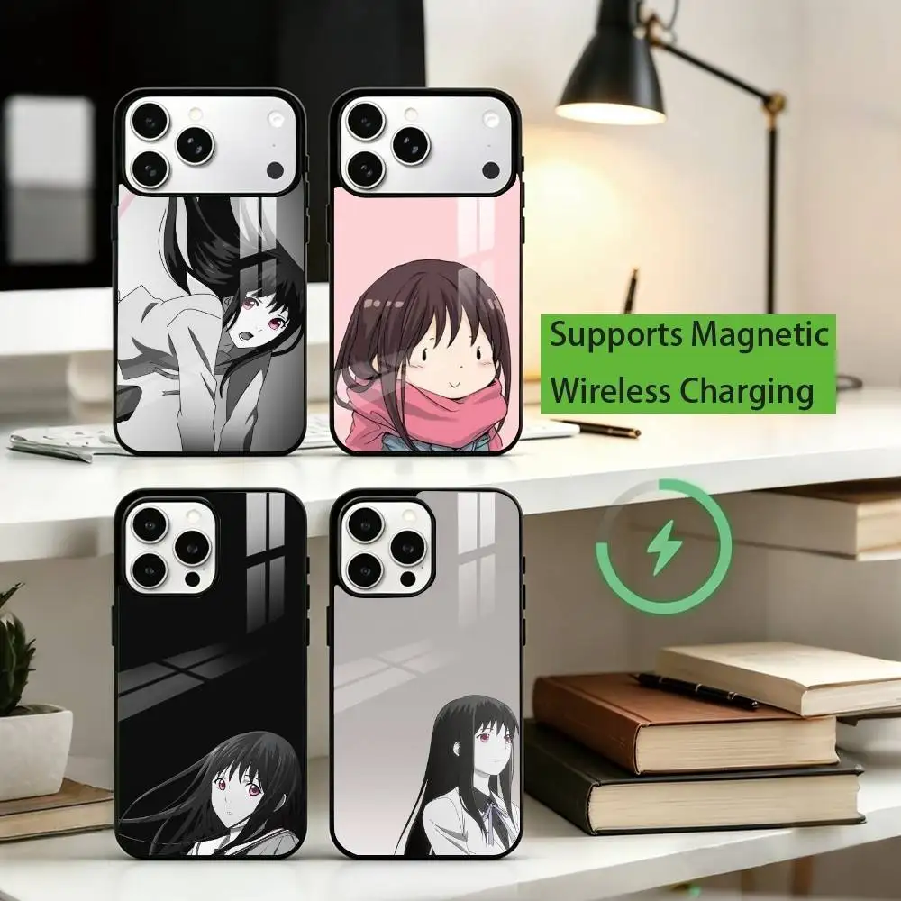 

A-Anime N-Noragami Iki Hiyori Phone Case For iPhone17,16,15,14,13,12,11 Plus,Pro Supports Magnetic Wireless Charging