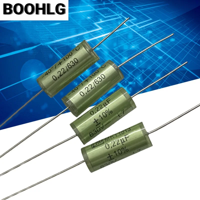 

2PCS ERO 1813 Green Elf Audio Capacitor 0.22UF 224J 220n 630V 12X30MM Lead Pure Copper