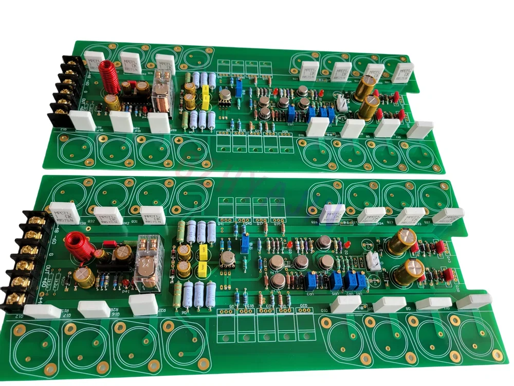 Twin tube gold seal large tube version Guifeng HIEND Class A rear-level balance power amplifier board empty board PCB