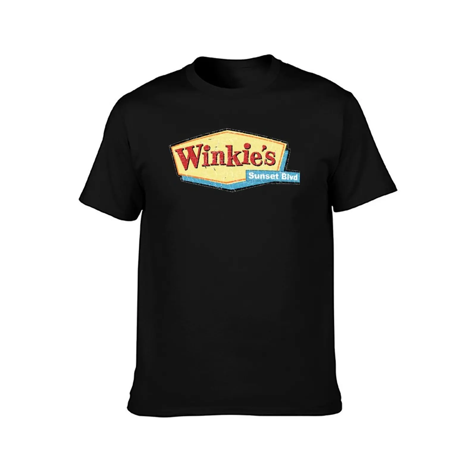 Winkie's sunset blvd T-Shirt t shirts for man slim fit man t shirts for men casual anime tshirt