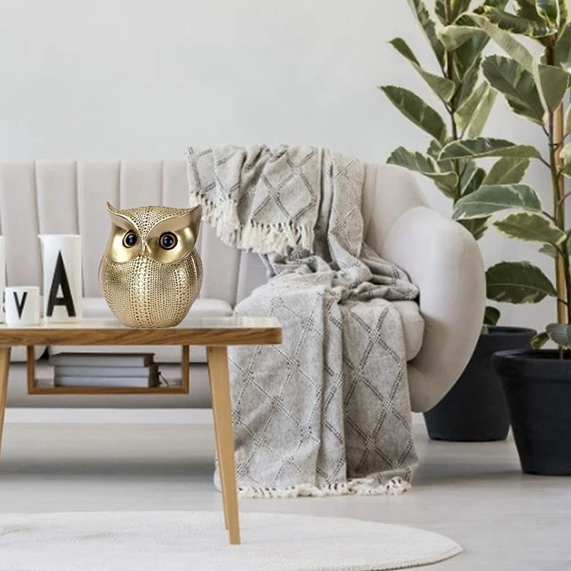 Uil Tuinornamenten Standbeeld Hars Decoratie Klein Dier Beeldjes Voor Woonkamer Slaapkamer Kantoor