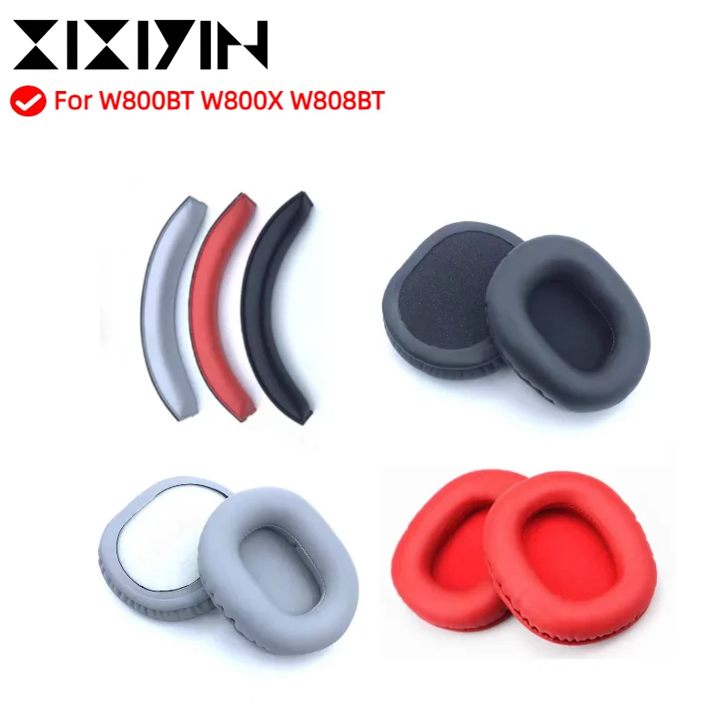 

Replacement Ear Pads Earpads Headband for EDIFIER W800BT W808BT W800X K830 K815P G1 Headphones Ear Cushions, Headset Earpads