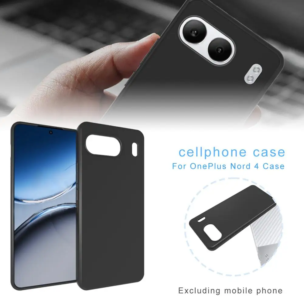 For OnePlus Nord 4 Frosted Protective Case TPU Full Coverage Anti-drop, Dustproof, Shock Absorption, Increased Lens Protection