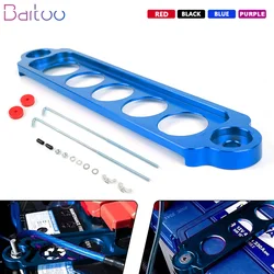 200mm Universal Aluminum Car Battery Tie Down Mount Holder Bracket Brace Battery Fasten Bracket Lock 20cm BTD042