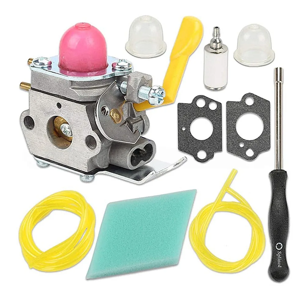 For ZAMA C1U W18 Carburetor Maintenance Kit Containing Air Filter Oil Filter Fuel Tubing Gaskets and Calibration Items