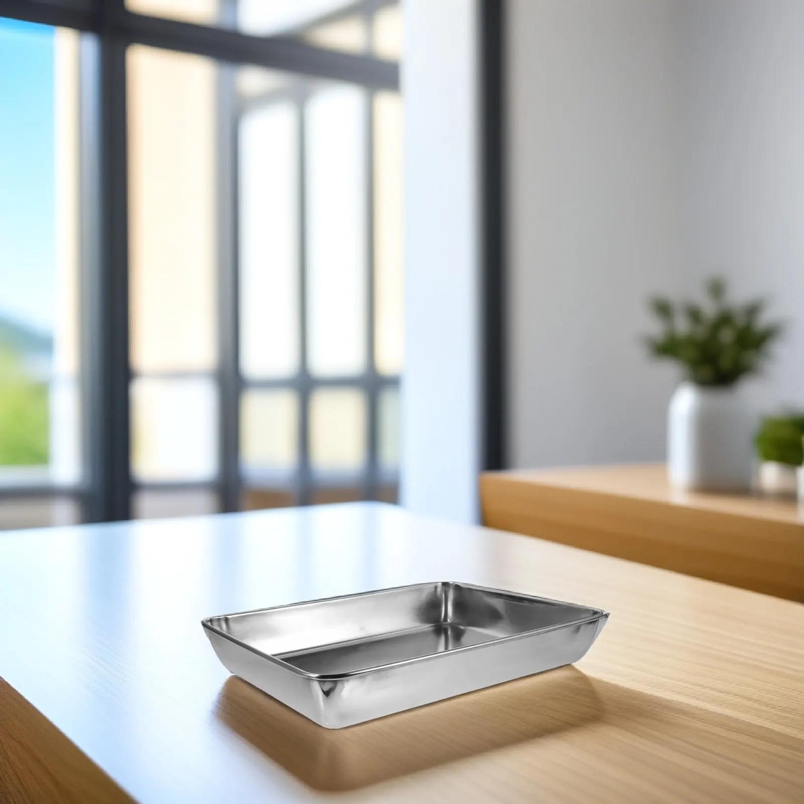 

Премиальная металлическая купалка для птиц: глубокая, защищенная от брызг, с гладкими краями, для голубей, попугаев и мелких птиц. Аксессуар для клетки.