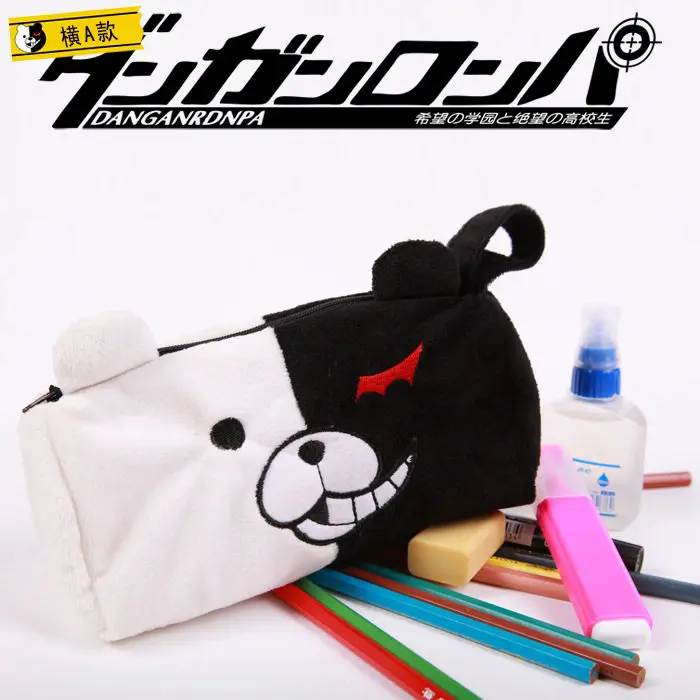 ダンガンロンパ モノクマ ディスペア アニメ周辺グッズ ぬいぐるみ ペンケース 化粧ポーチ 小銭入れ 人形 ホリデーギフト デコレーション ゲーム