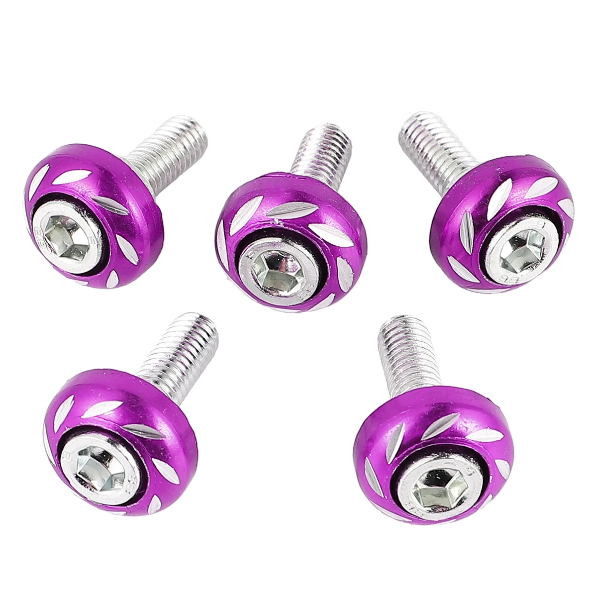 

Aluminium Alloy Plate Screws Durable Fixation for Motorcycle Screw License Plate Electric Bike Car Hardware Accessories