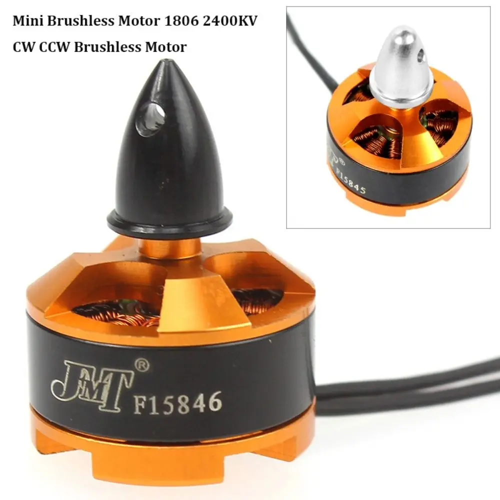 1806 2400KV ミニブラシレスモーター ゴールド/シルバー CW CCW FPV クアッドコプター部品 前進および後進モーター
