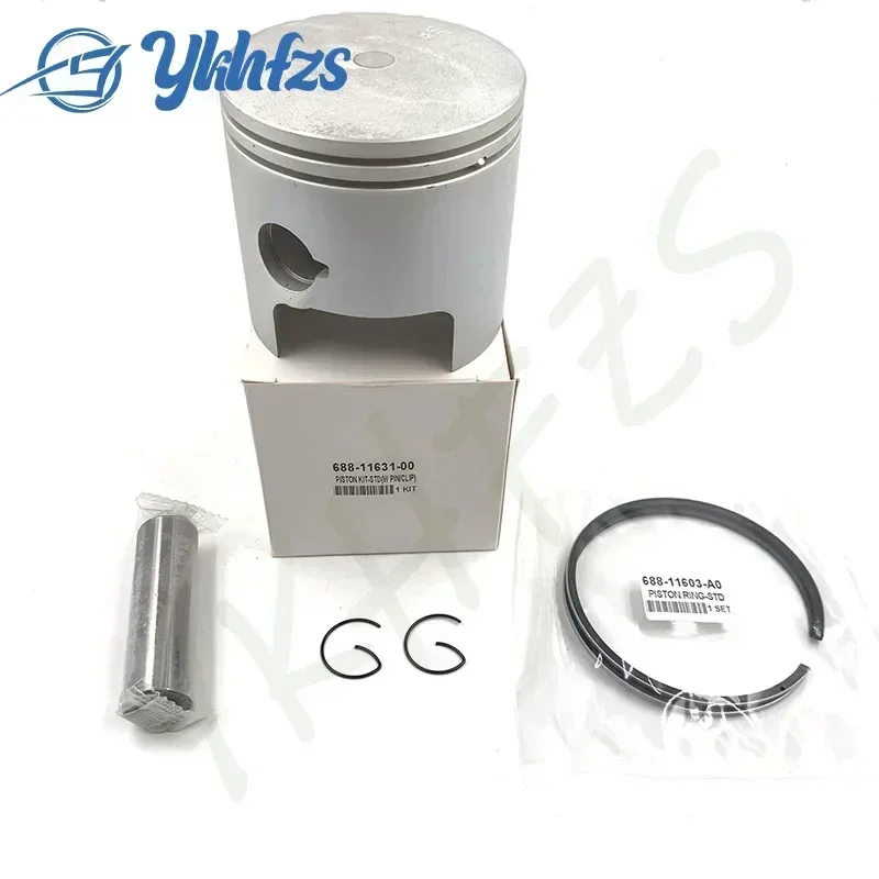 Boat Piston Kit Std 688-11631-00 For Yamaha Outboard 75HP 85HP 90HP Parsun T85 82MM