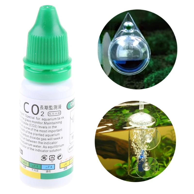 Solution of Co2 for Aquarium 0.5 oz Detecting Concentration of CO2