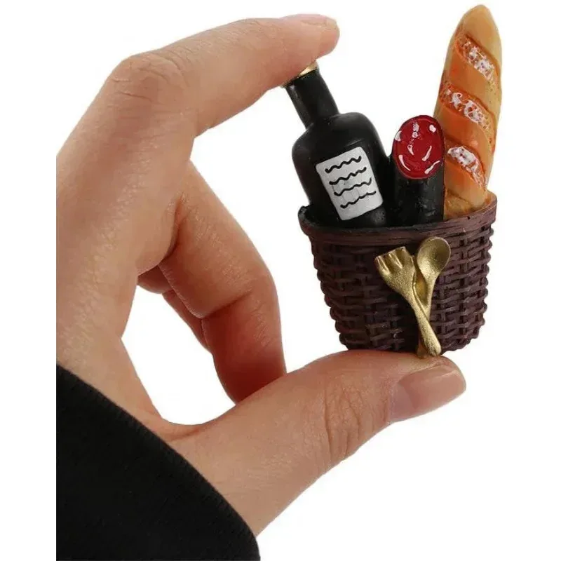 Fuori stock Simulazione Cibo Magnete per frigorifero Magnete in resina carino Adesivo per frigorifero Adesivo magnetico per foto divertente DeOnly phot # R. R.