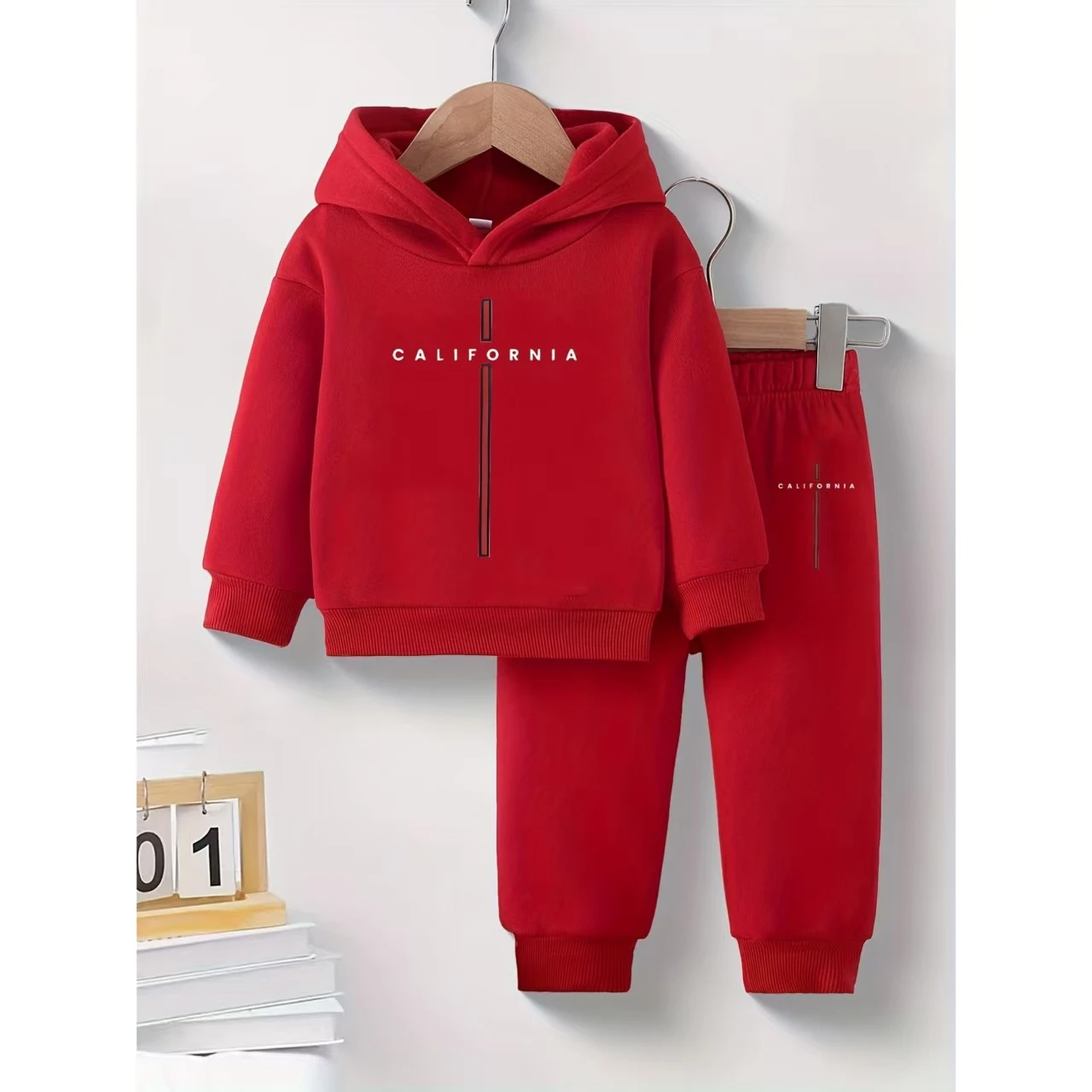 Nouveau-né bébé garçon automne hiver à capuche polaire sweat décontracté mode sport pantalons longs ensemble pour les nourrissons