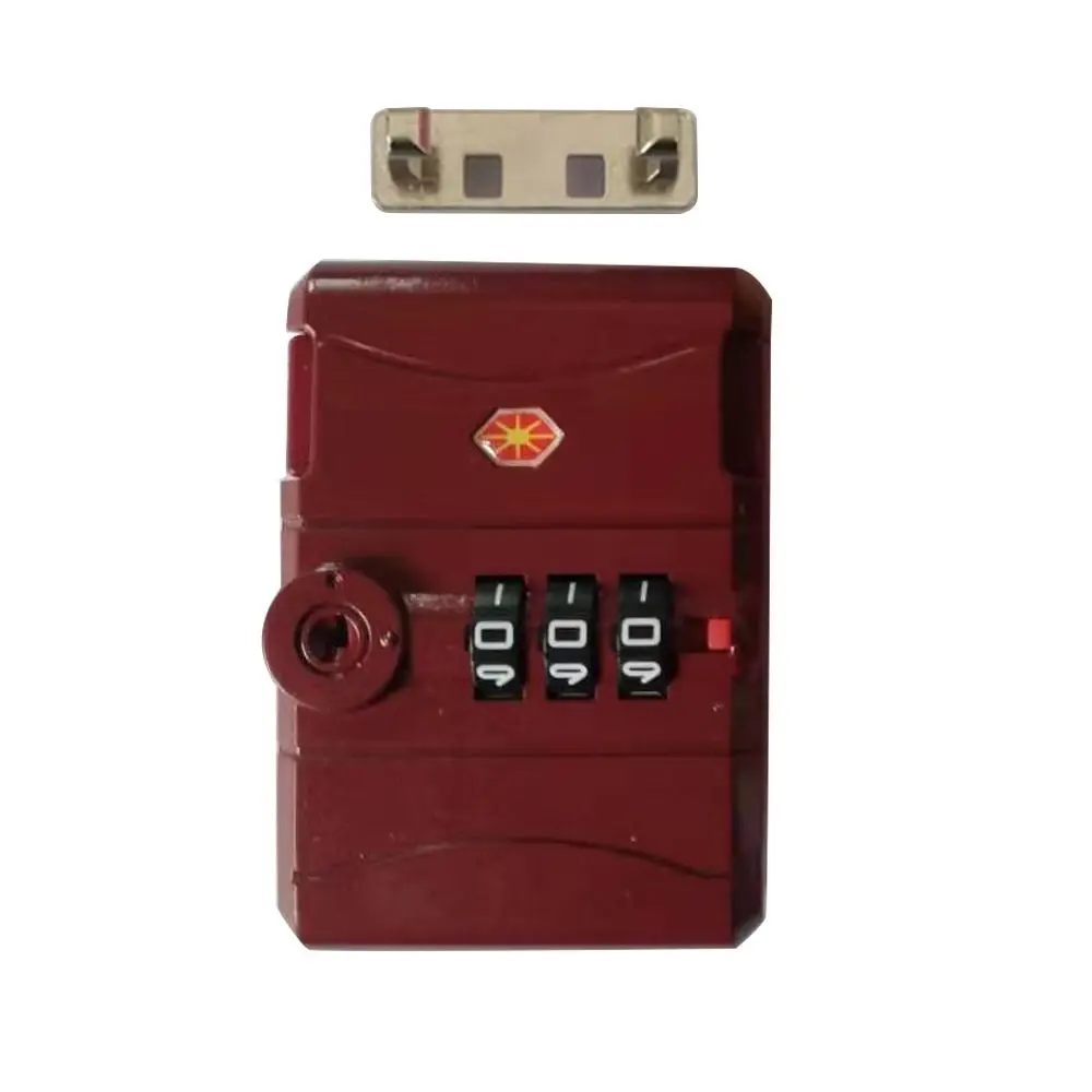 Durable TSA 3 Digit Combination Lock Security Tool Padlock Customs Password Lock Lock Catch Suitcase Luggage Coded Lock Travel