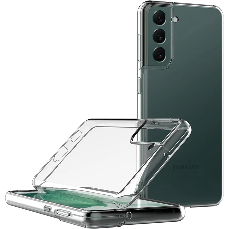 Ultra Thin Soft Case For Samsung S25 S24 S23 S21 S20 FE S22 Note 20 Ultra 10 S10 S9 S8 Plus S10E 9 8 Silicone Cover Transparent