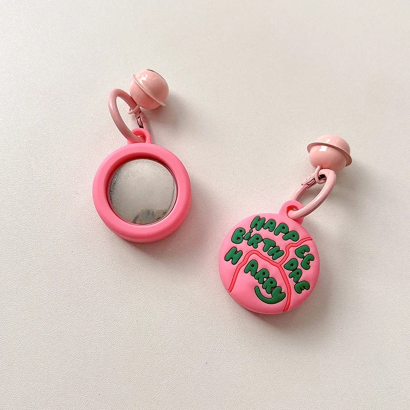 حافظة كعكة عيد ميلاد هاغريد اللطيفة المضحكة لهاتف أبل Airtag غطاء حماية لجهاز تعقب AirTag لحالات غطاء علامة الهواء