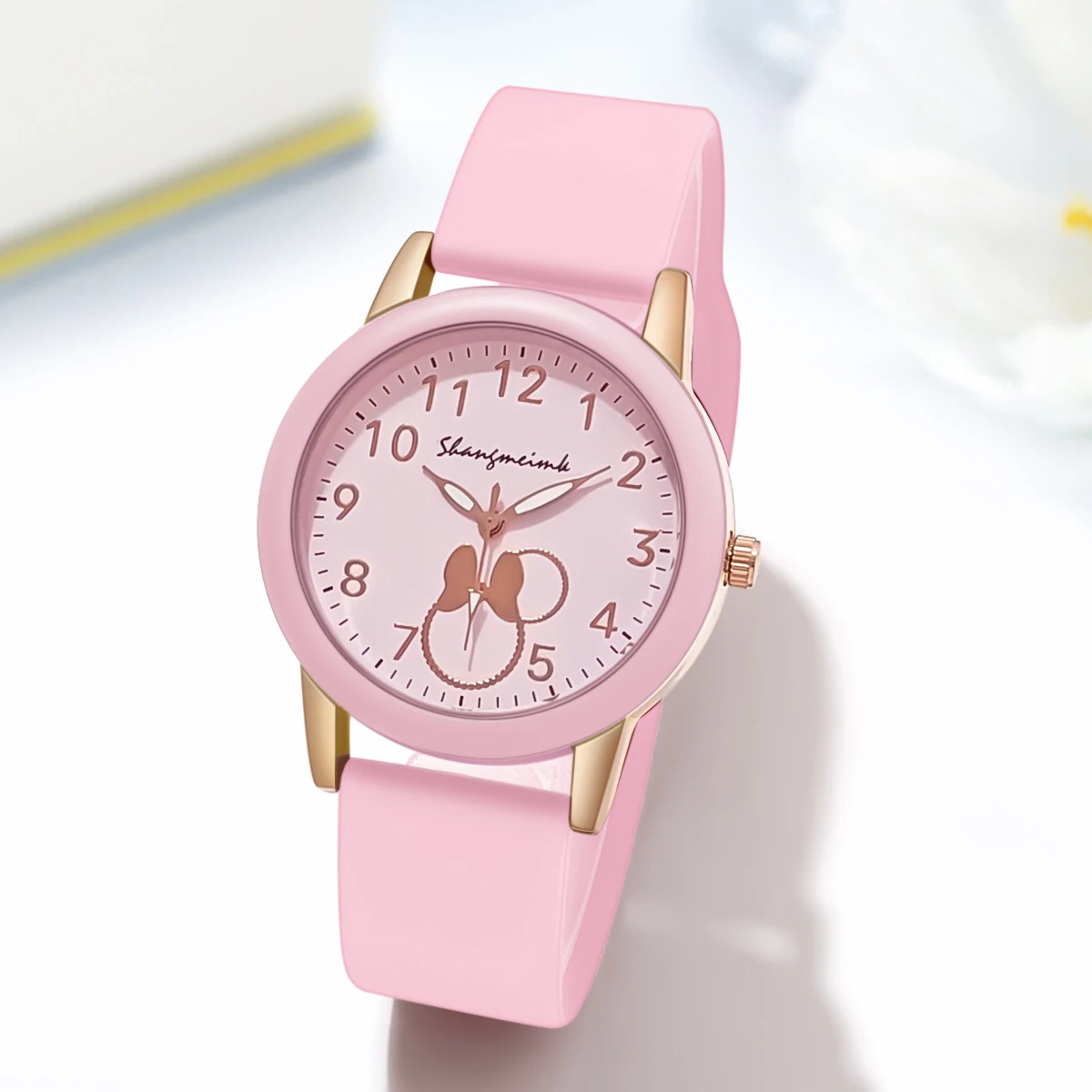 Casual Women Sport Cartoon Silicone Quartz Student Watch